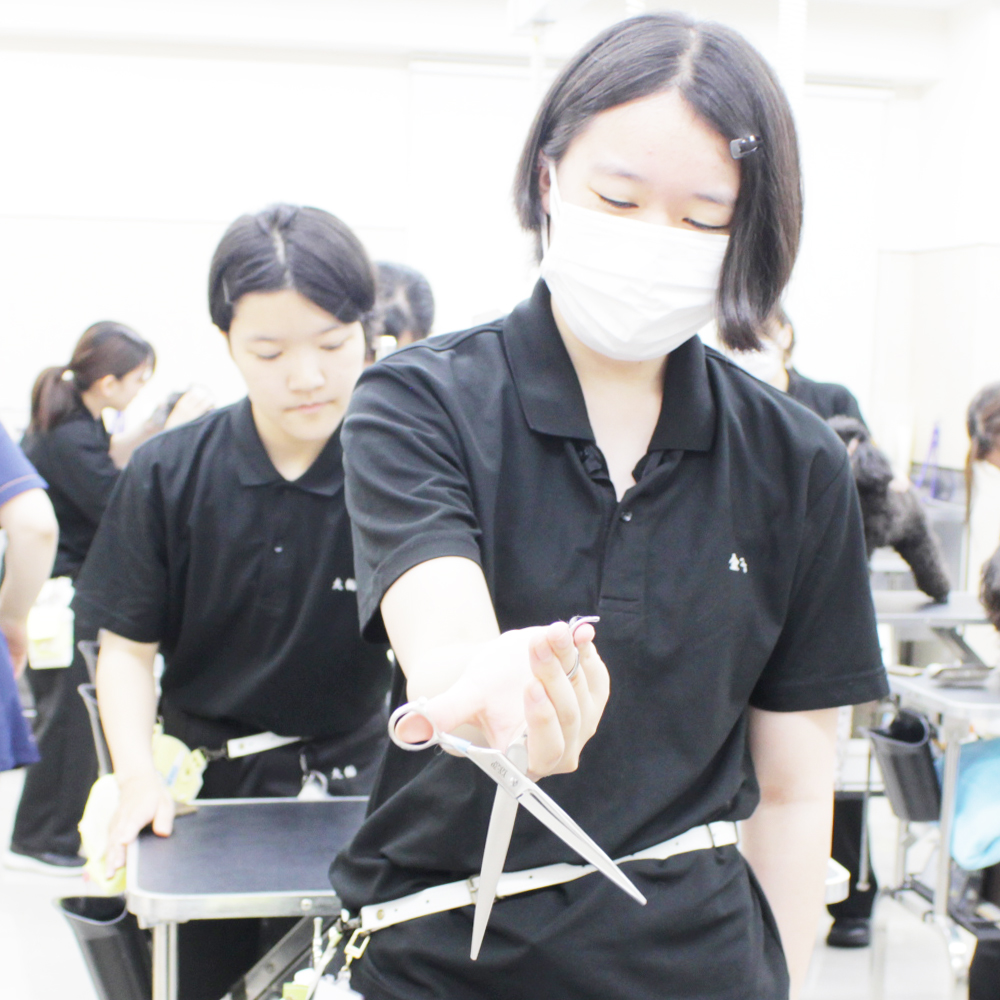 シザーの練習もがんばっています♪
